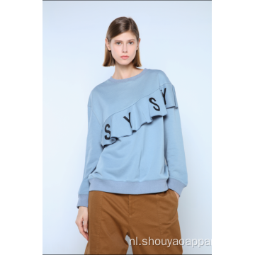 DAMES SWEATSHIRT MET RUITEN